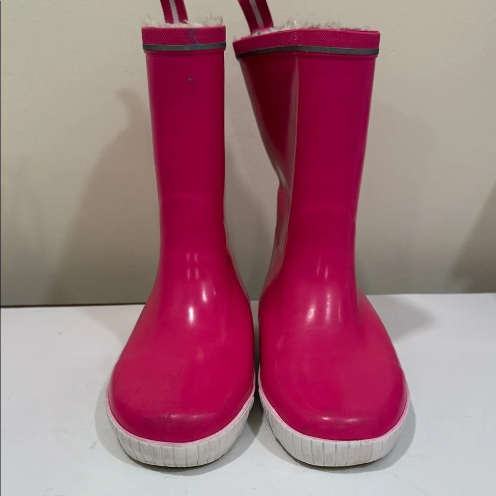 Tretorn Fuchsia Waterproof Fleece Lined Boots (sz US 6 or Euro 37)